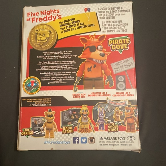 This is the McFarlane “Foxy Pirate Cove” lego set. - Picture 4 of 5